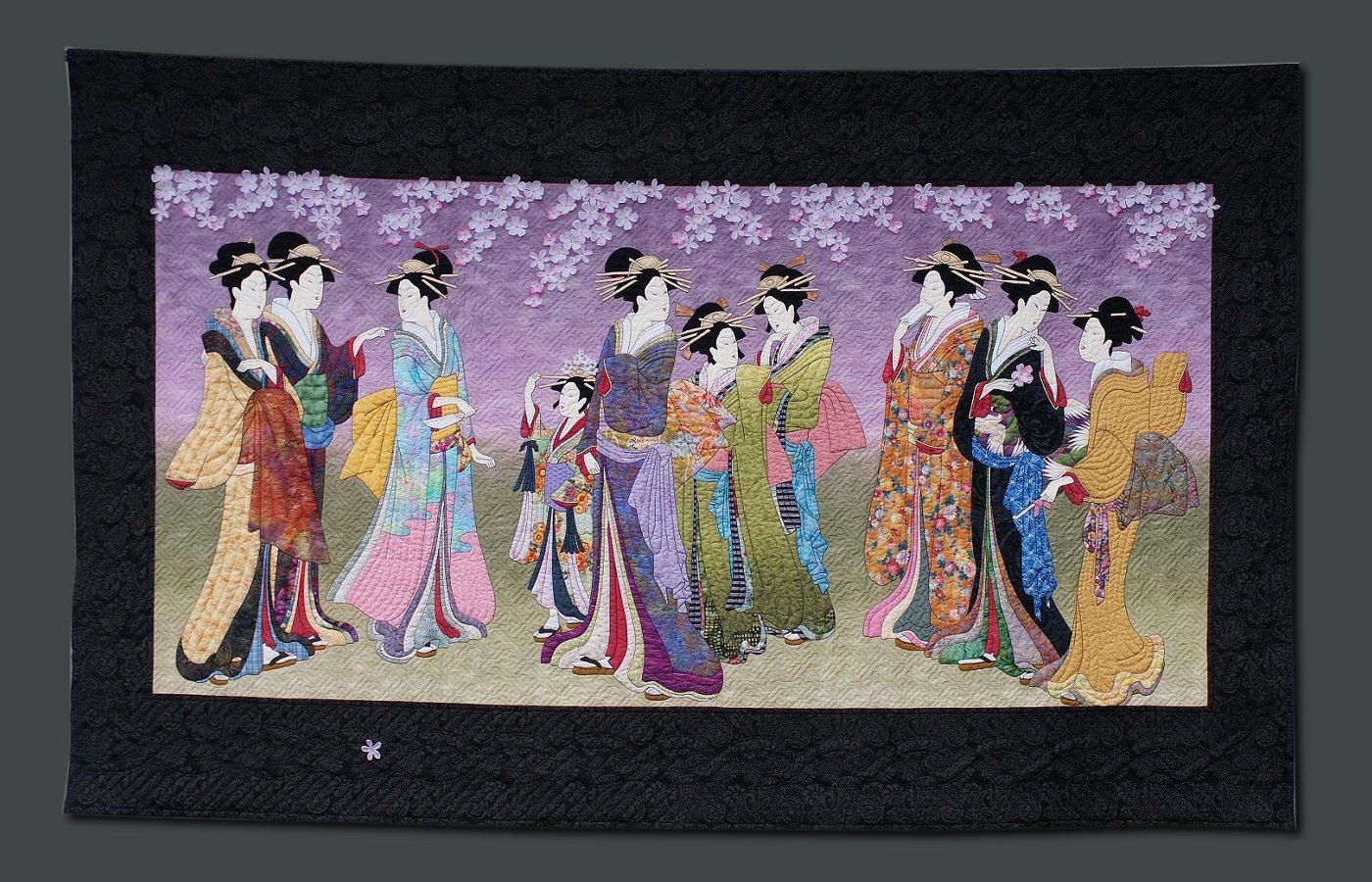 Sakura I: Hanaogi Views the Cherry Blossoms